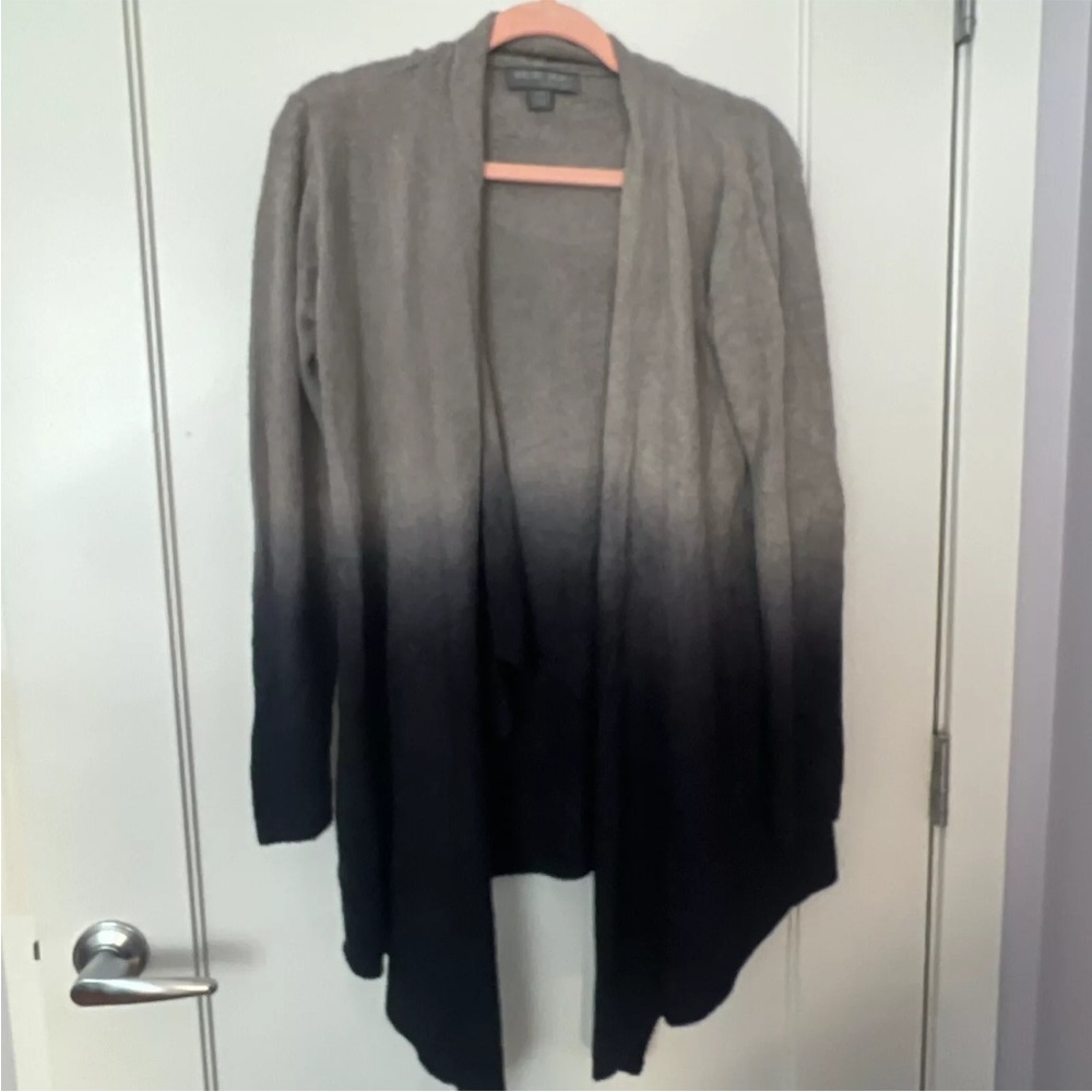 Barefoot Dreams Bamboo Ombré Calypso Wrap Cardigan Women’s Size S/M Brown/Black